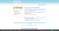 Desktop Screenshot of contatore-visite.net