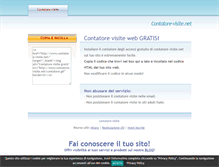 Tablet Screenshot of contatore-visite.net